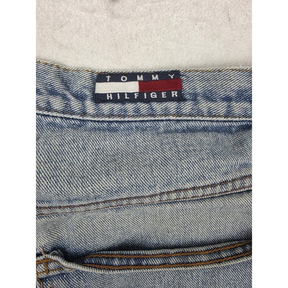 Vintage Tommy Hilfiger Shorts Mens 36‎ Denim Carpenter Patch Pocket Y2K 2000s - Picture 4 of 14